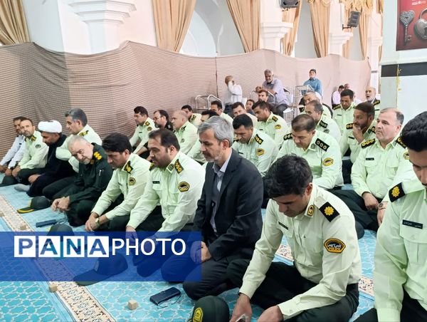 برگزاری نماز عبادی سیاسی جمعه همزمان با شروع هفته انتظامی در شهرستان خلیل اباد 