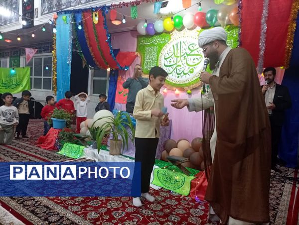 تکیه حسینی غرق در شادی علوی