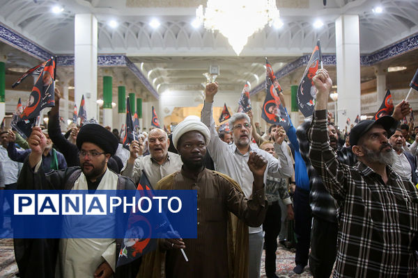 مراسم بزرگداشت نخستین سالگرد شهادت سید حسن نصرالله در قم