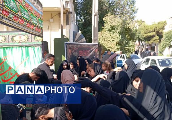 تجمع عاشقان حسینی در پیاده‌روی جاماندگان اربعین 