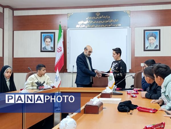  تقدیر از خبرنگاران منتخب پانا در خلیل‌آباد