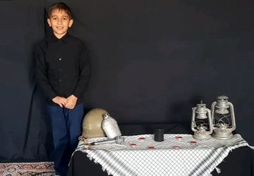 مراسم فاطمیه و یادبود شهید گمنام در اداره آموزش و پرورش ناحیه یک یزد