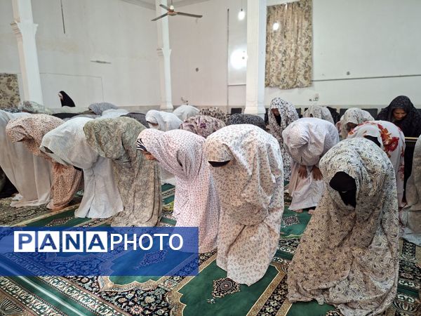 مراسم اعتکاف دانش آموزی آموزشگاه مریم سنگان شهرستان رشتخوار