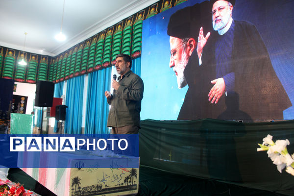 حضور نوجوانان در سی و پنجمین یادواره شهدای روستای فردوی قم