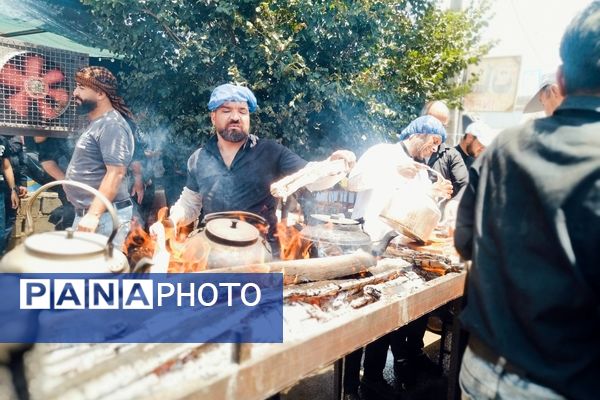 تعزیه خوانی و زنجیر زنی در روستای بزرگ فدیشه نیشابور