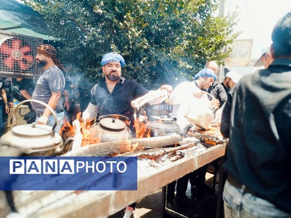 تعزیه خوانی و زنجیر زنی در روستای بزرگ فدیشه نیشابور