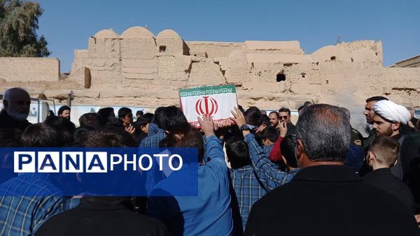 استقبال از شهید گمنام در مدارس ابرکوه