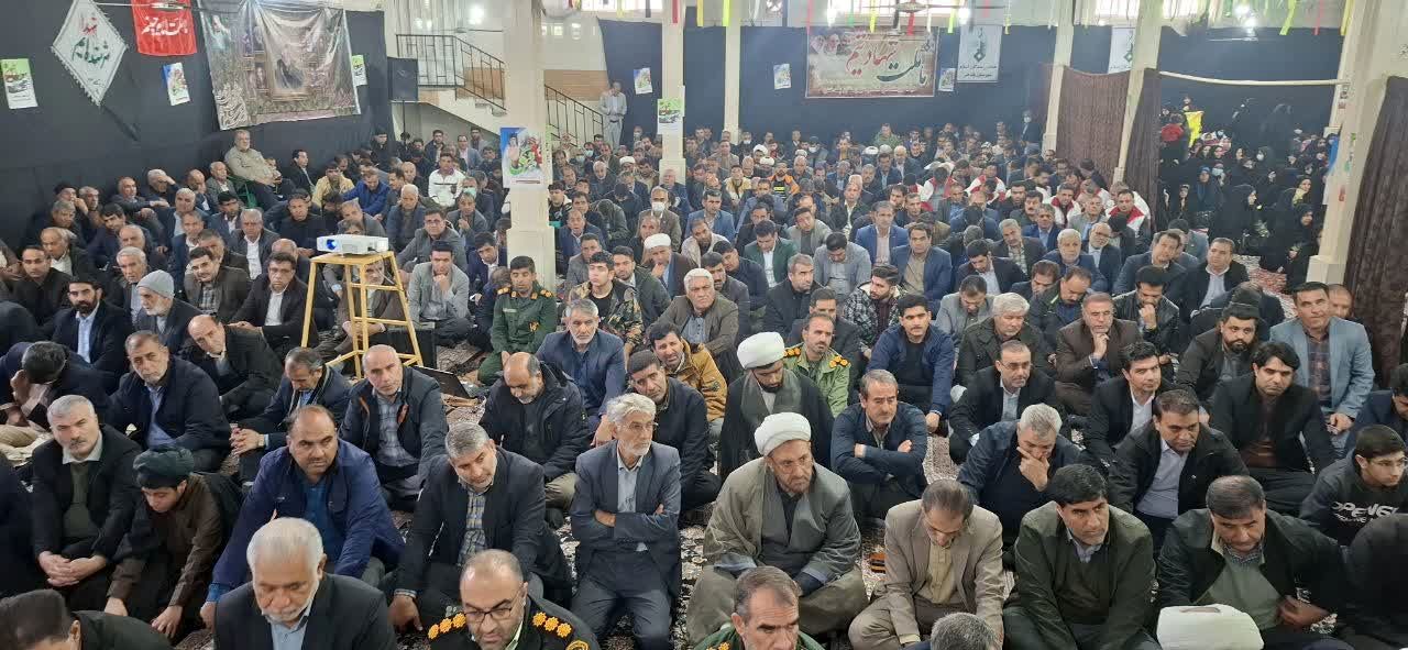 مردم بصیر پلدختر بار دیگر با آرمان‌های انقلاب تجدید پیمان کردند