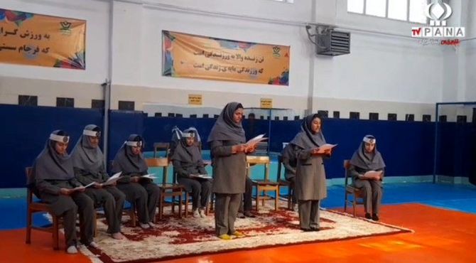 دختران ناحیه 7 مشهد در رشته‌های نمایش‌نامه‌خوانی و زنگ تفریح به رقابت پرداختند