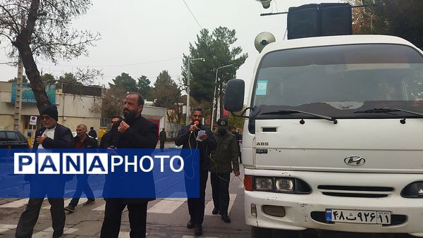 تشییع شهید گمنام در نیشابور 