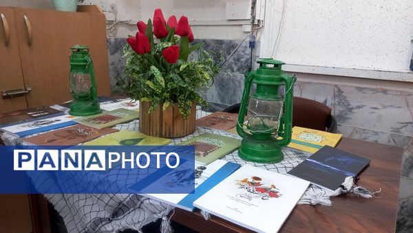 مراسم روز کتاب و کتابخوانی و افتتاح کتابخانه در دبستان شاهد تحقیقی ناحیه ۶