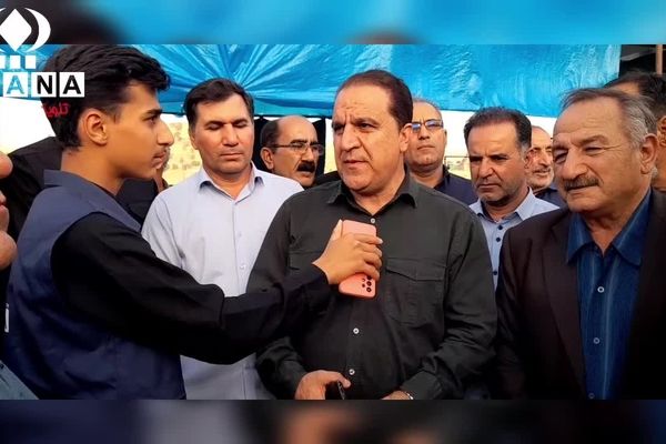  حضور استاندار ایلام در موکب های شهرستان هلیلان