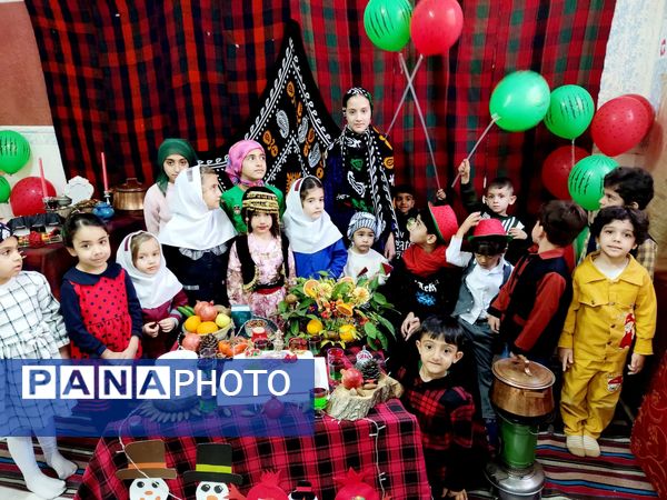 از دل کلاس تا گرمای کرسی؛ یلدای لُری در نام‌آوران