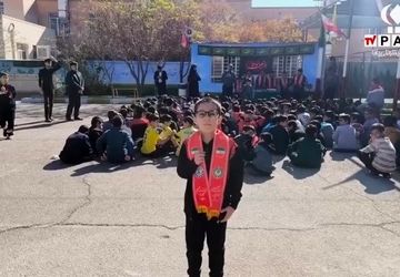  برپایی موکب و عزاداری ایام فاطمیه در دبستان حضرت مهدی (عج)