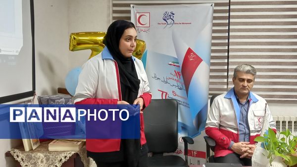 گرامیداشت سالگرد امور جوانان هلال احمر در قائمشهر