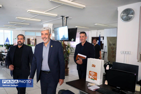 بازدید رئیس دانشگاه فرهنگیان و معاون نظارت سازمان ملی تعلیم و تربیت کودک کشور  از خبرگزاری پانا