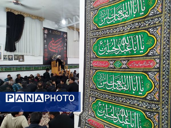 حضور امام جمعه کاشمر در جمع عزاداران روستای ممرآباد