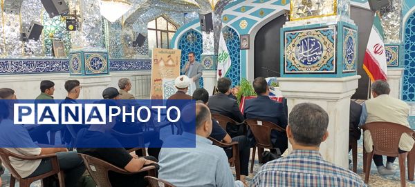 بدرقه دانش‌آموزان اعزامی به پیاده‌روی اربعین 