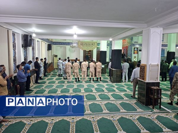 مراسم ارتحال حضرت امام خمینی (ره) در جزیره بوموسی 