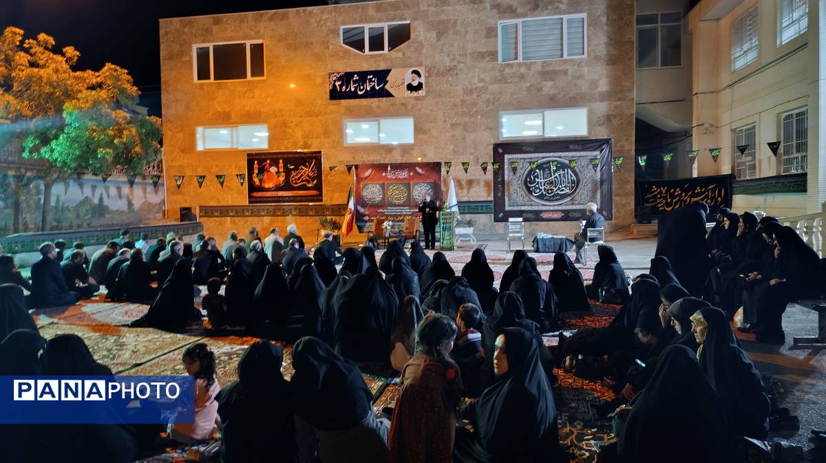  عزاداری هیئت اجتماع حسینی در ناحیه 7 مشهد
