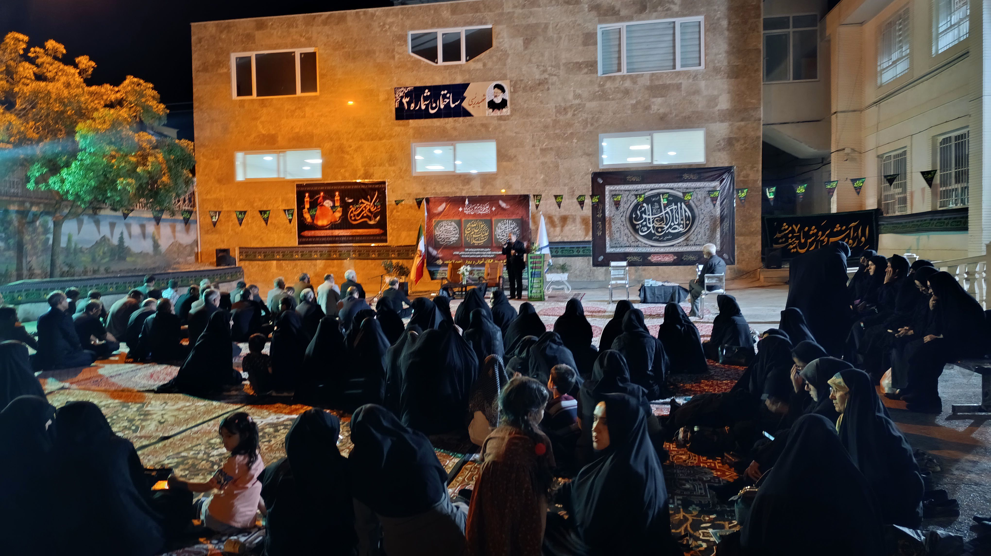  عزاداری هیئت اجتماع حسینی در ناحیه 7 مشهد
