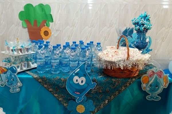 آموزش و شادی با جشن «آب» در دبستان لاله‌های انقلاب ناحیه 3 کرج رقم خورد