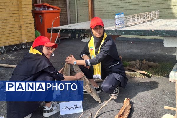 مانور مهارت‌های تشکیلاتی پیشتازان هم‌دل، همفکر و همکار در شیراز