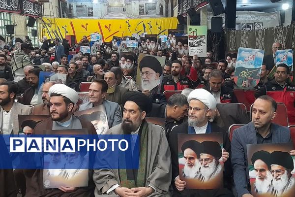 حماسه ۹ دی زنده است؛ ورامینی‌ها بار دیگر با ولایت، پیمان بستند