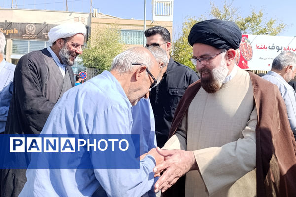 راهپیمایی مردم شهرستان آباده در جمعه های خشم