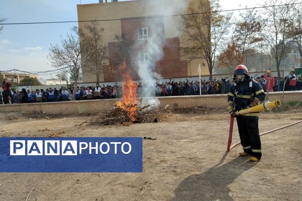 مانور سراسری زلزله در رضویه