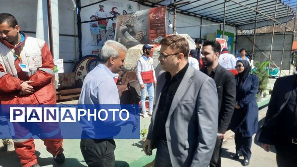 برپایی ایستگاه های خدمات نوروزی هلال احمر در ملارد 