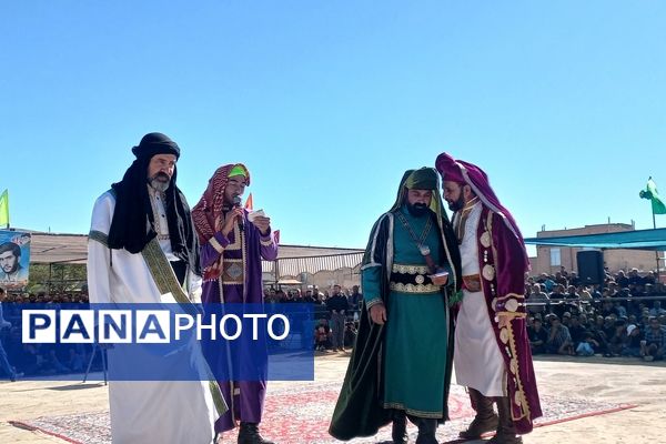 مراسم تعزیه‌خوانی شهادت امام رضا(ع) شهرستان میان جلگه نیشابور 