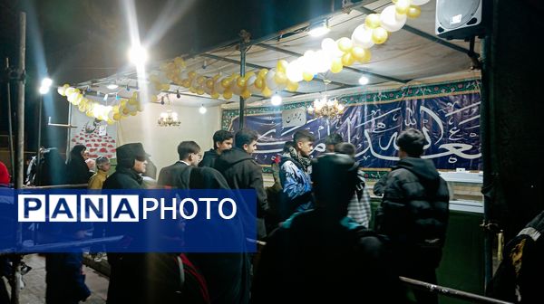 موکب های پذیرایی در جشن خیابانی مهر علوی کاشمر