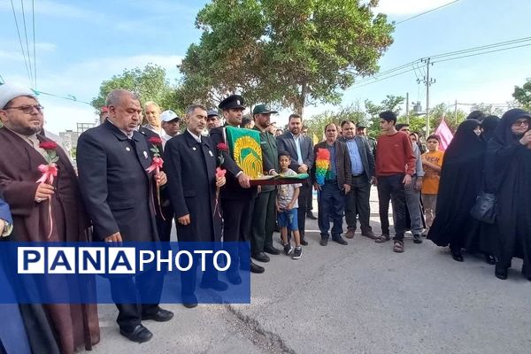 استقبال از خادمان حرم مطهر امام رضا (ع) در شهرستان فاروج 