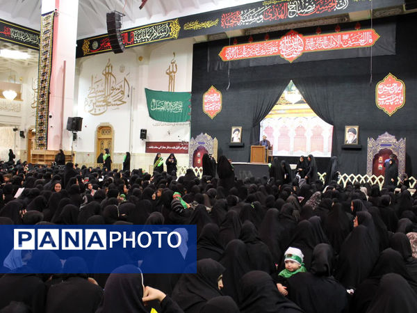 گهواره‌های عاشورایی و لالایی مادران همنوا با کودکان شهید