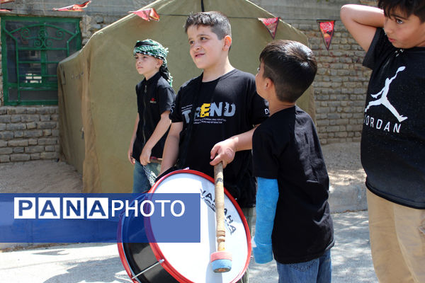 عزاداری عاشورای حسینی در شهر درق