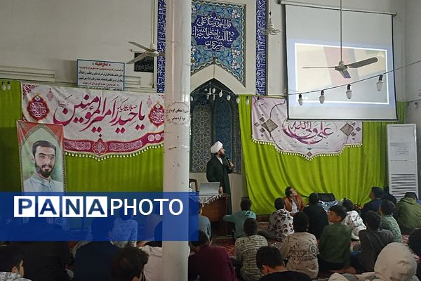 اولین روز حضور پسران ناحیه دو شهرری در مراسم معنوی اعتکاف 