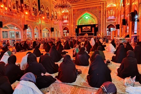 برگزاری مراسم عزاداری شب دوم  ماه محرم در تکیه ابوالفضلی نیشابور
