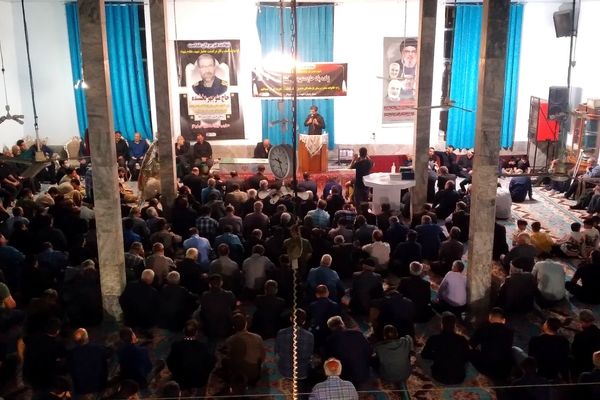 وداع با پیکر جانباز شهید حاج منوچهر بخشنده