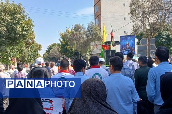 برگزاری راهپیمایی در حمایت از مردم مظلوم فلسطین در سملقان