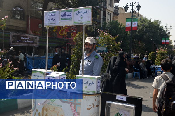 تجمع بزرگ جاماندگان اربعین در تهران