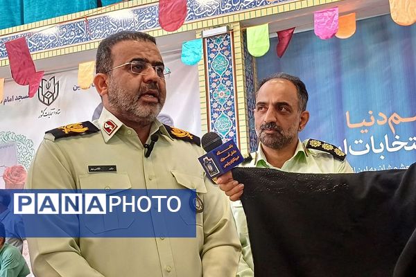 حضور پرشور مردم شهرستان ورامین و منطقه خیرآباد در پای صندق های رای