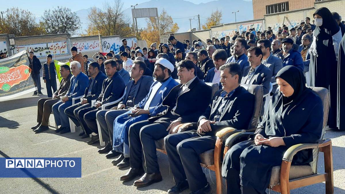 آیین استقبال از شهید گمنام در ناغان 