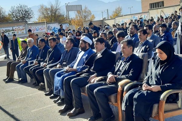 آیین استقبال از شهید گمنام در ناغان 