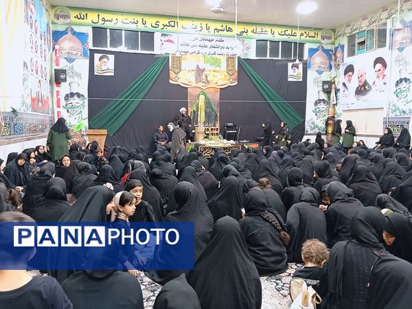 سومین شب عزاداری سیدالشهدا (ع) در فرح‌آباد کاشمر