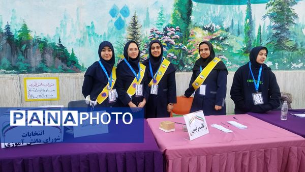 انتخابات شورای دانش آموزی دبیرستان شاهد تکتم ناحیه۳