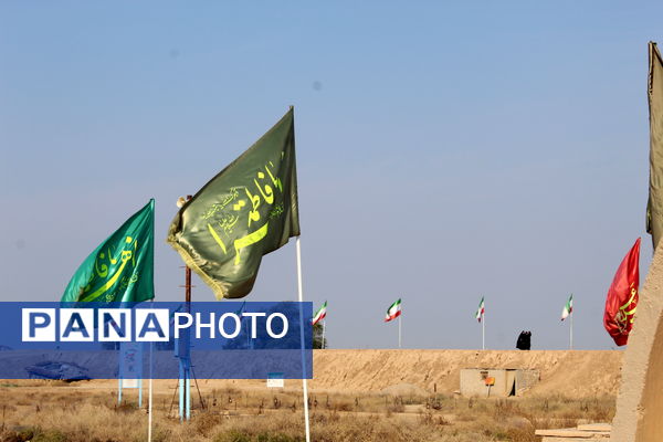 بازدید کاروان راهیان نور خراسان شمالی از نمایشگاه هوافضا خوزستان 