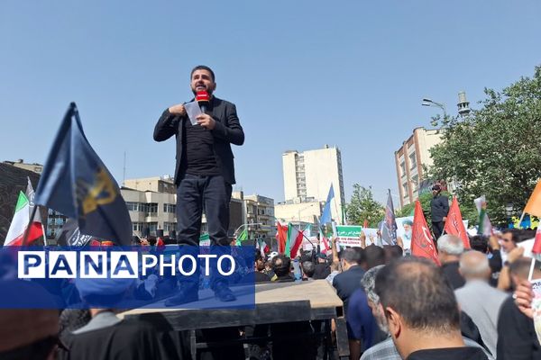 تشییع پیکر شهدای اقتدار در تهران ایران