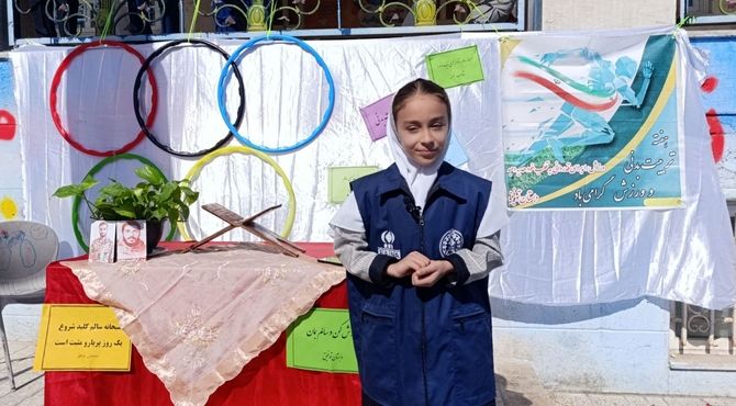 آغاز هفته تربیت بدنی در دبستان توفیق با طعم صبحانه سالم