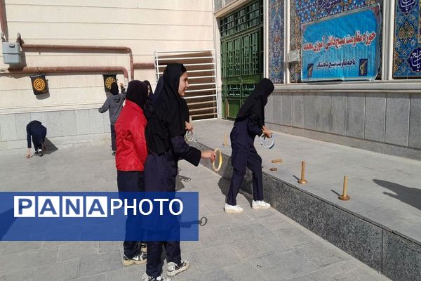 اردوی عملی آمادگی دفاعی دانش آموزان  دبیرستان شهید مجید دهنوی  نیشابور